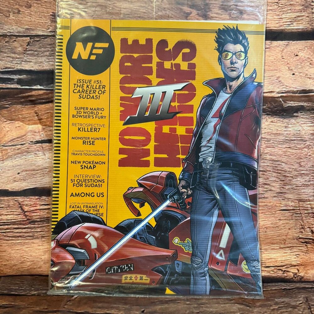 Nintendo Force NF Magazine Issue 51 No More Heroes III New In Bag NIB Mar Apr 21